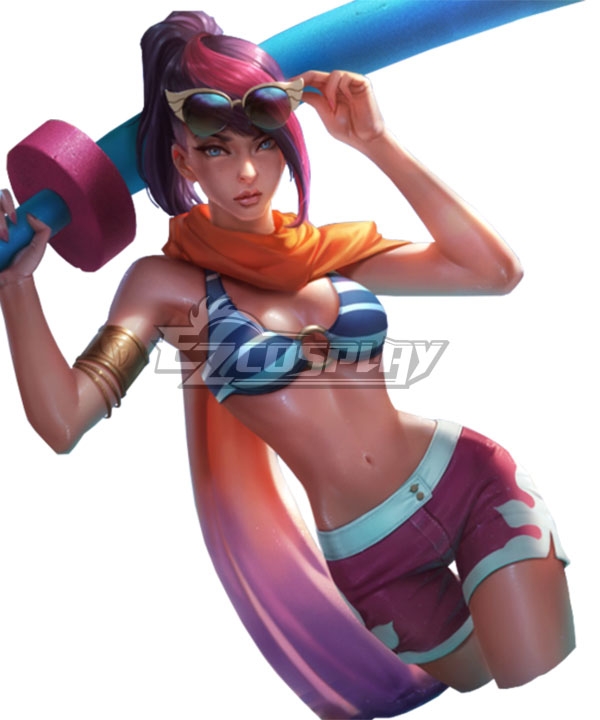 

League Of Legends LOL 2018 Pool Party Fiora Cosplay Costume