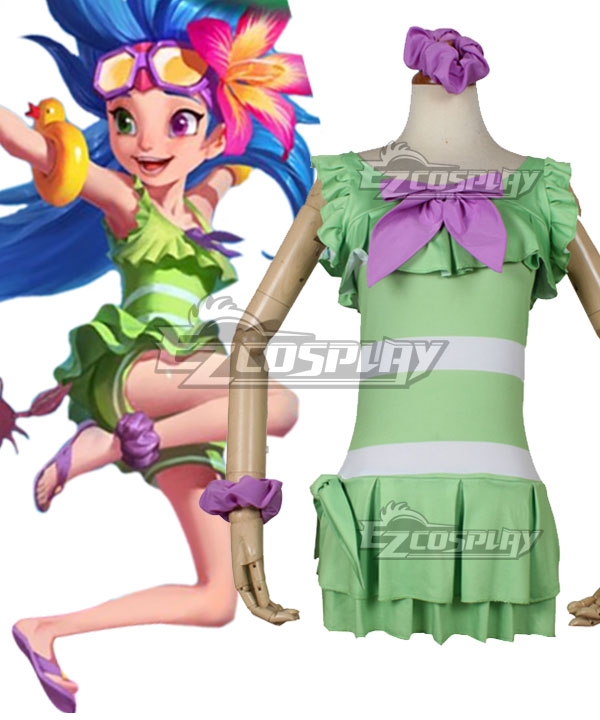 

League Of Legends LOL 2018 Zoe Pool Party Skins Cosplay Costume