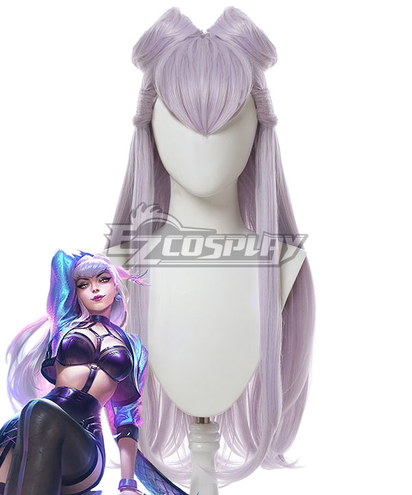 League Of Legends LOL 2020 KDA K/DA Evelynn Purple Cosplay Wig