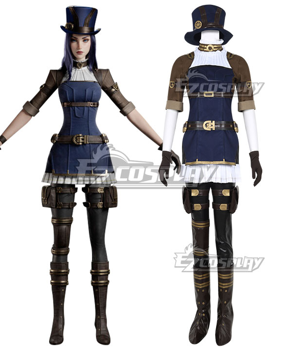 League Of Legends LOL 2020 Season Warriors Caitlyn Sniper Cosplay Costume