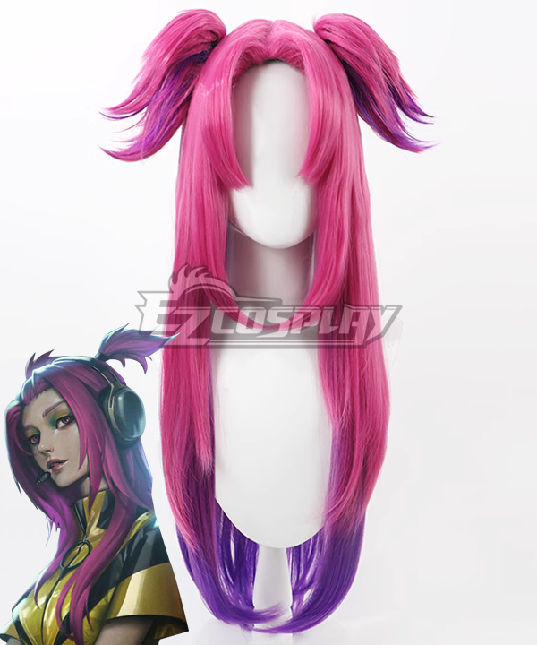 League Of Legends LOL Alune Pink Cosplay Wig