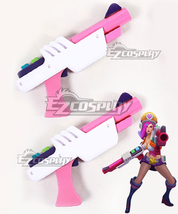 

League of Legends LOL Arcade Miss Fortune Two Guns Cosplay Weapon Prop