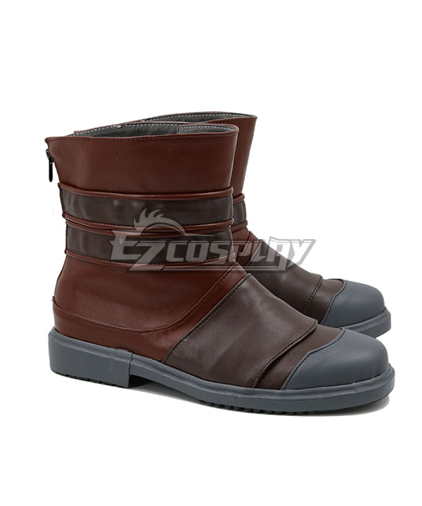 League of Legends LOL Arcane Firelight Ekko Brown Cosplay Shoes