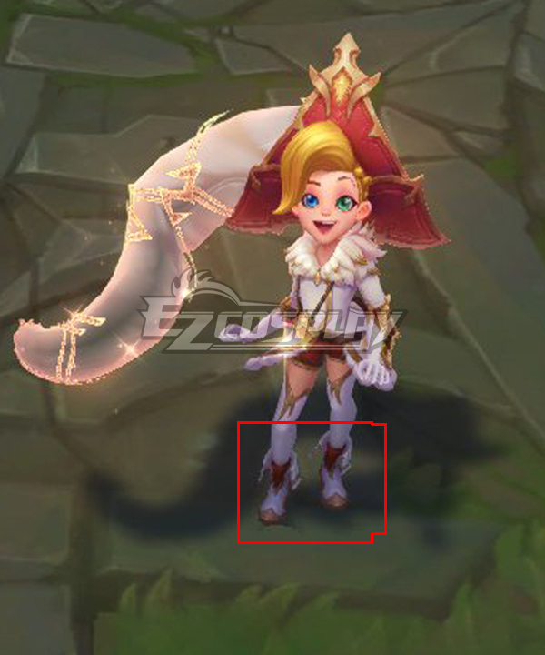 League of Legends LOL Arcanist Zoe Prestige Edition White Cosplay Shoes