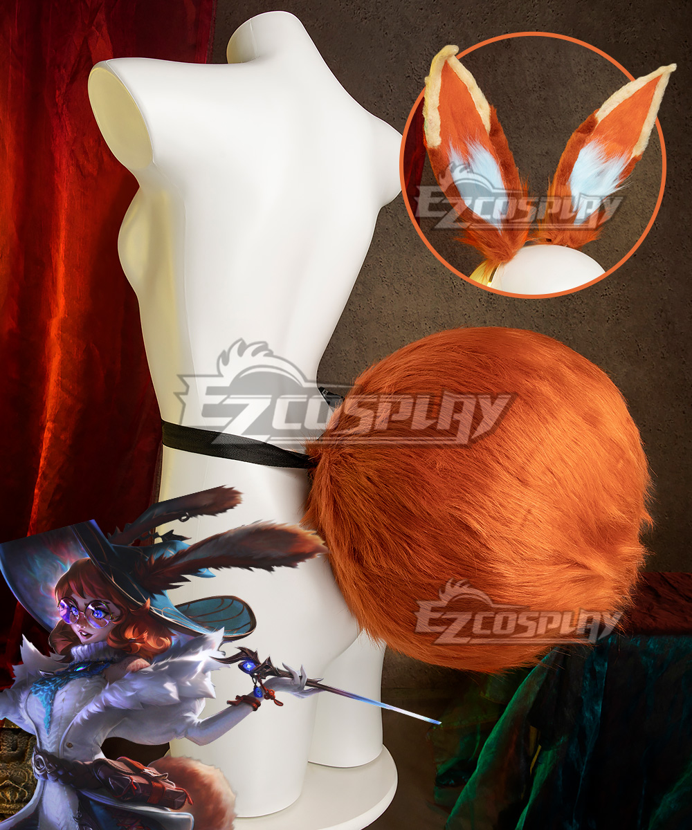 League of Legends LOL Aurora Ear And Tail Cosplay Weapon Prop