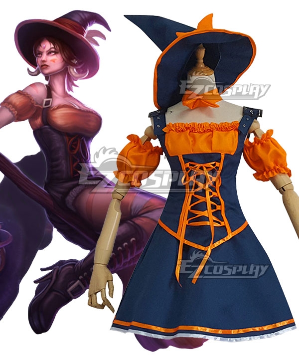 League of Legends LOL Bewitching Nidalee Halloween Cosplay Costume