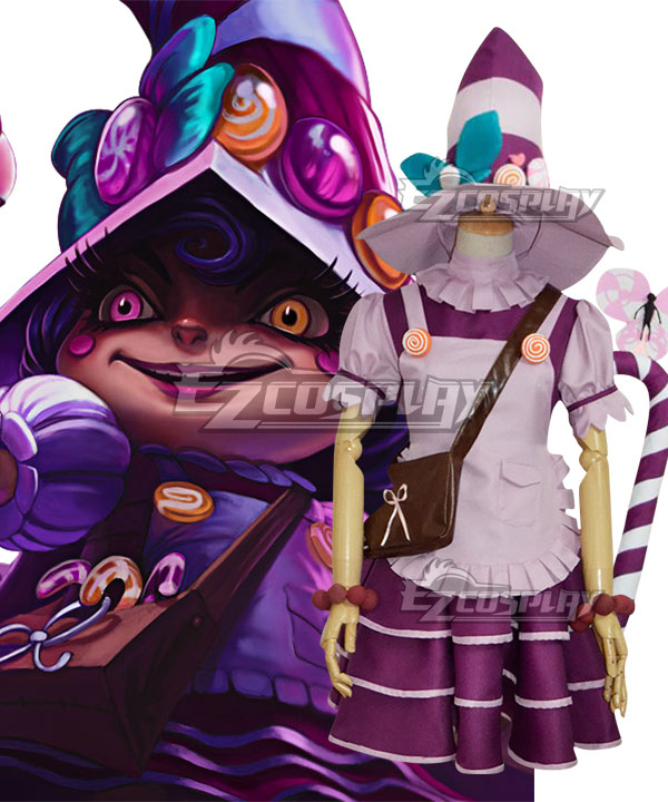 

League of Legends LOL Bittersweet Lulu Christmas Cosplay Costume