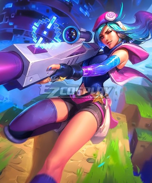 League Of Legends LOL Arcade Caitlyn  Cosplay Costume