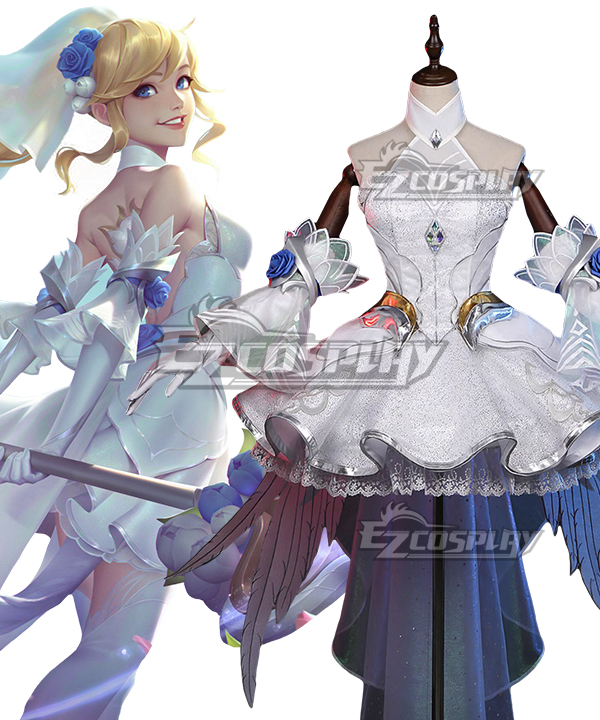 League of Legends LOL Crystal Rose Lux Premium Edition Cosplay Costume
