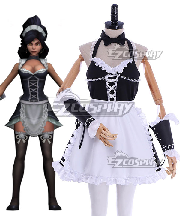 League Of Legends LOL French Maid Nidalee Cosplay Costume