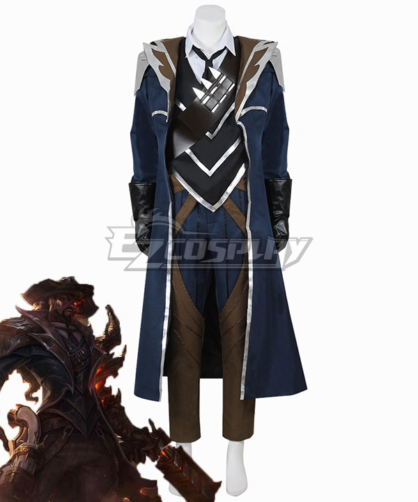 League Of Legends LOL High Noon Lucian Cosplay Costume