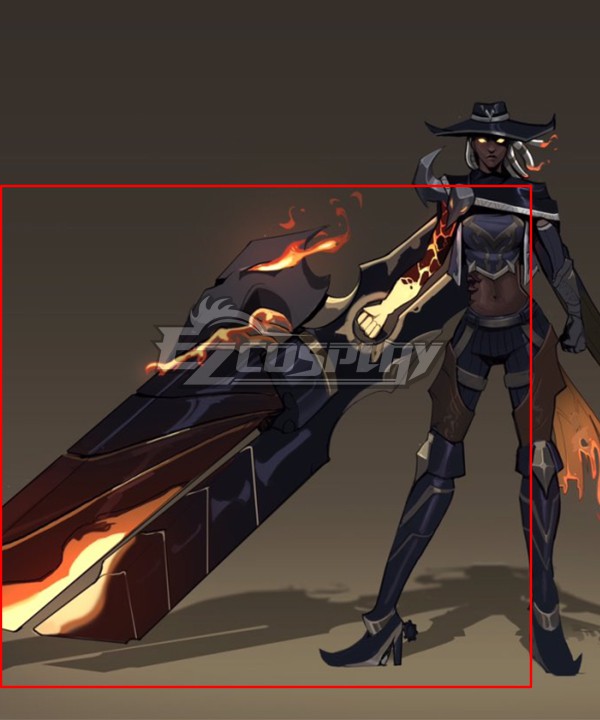 League of Legends LOL High Noon Senna Cosplay Weapon Prop