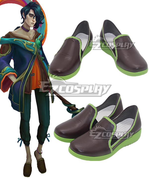 League of Legends LOL Hwei Black Cosplay Shoes
