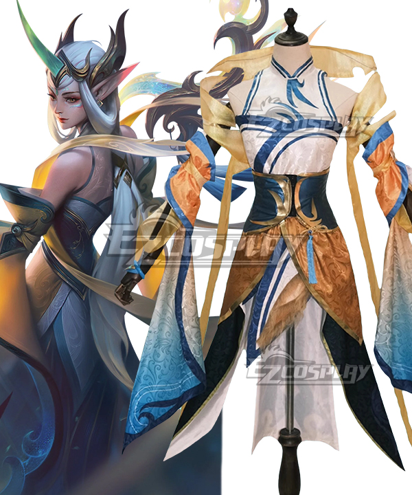 League of Legends LOL Immortal Journey Soraka Cosplay Costume