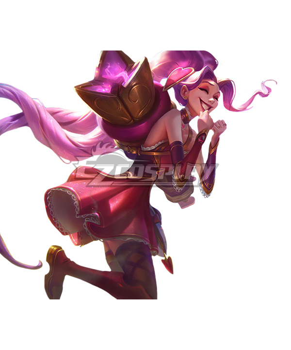 League Of Legends LOL Jinx The Loose Cannon Valentine Skin Cosplay Costume