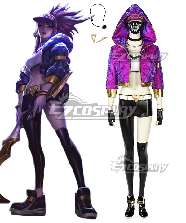 

League Of Legends LOL KDA K/DA Akali Cosplay Costume