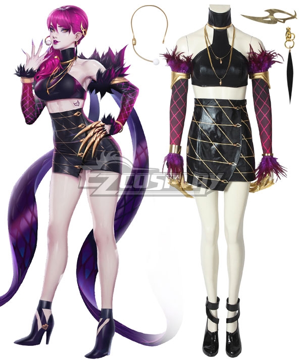 

League Of Legends LOL KDA K/DA Evelynn Cosplay Costume