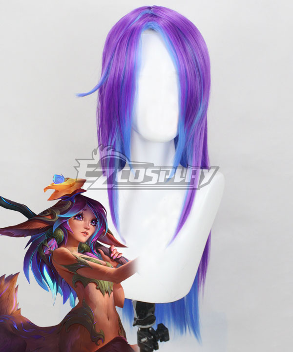 League of Legends LOL Lillia Purple Cosplay Wig