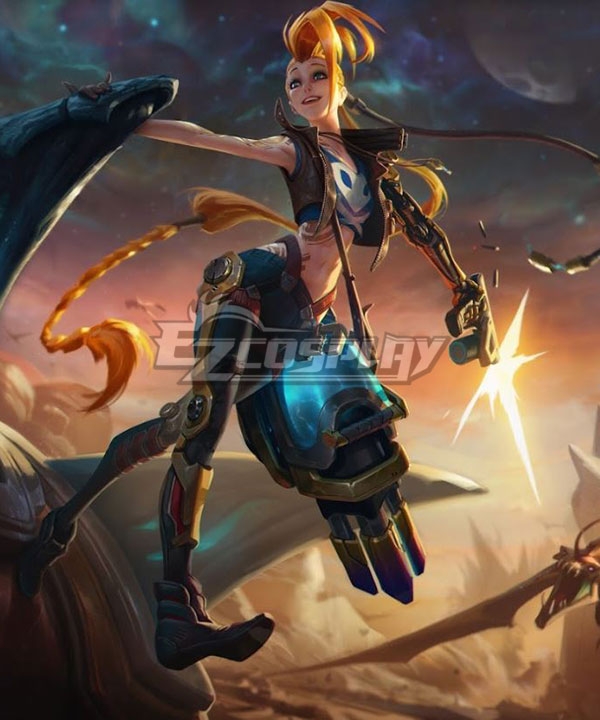 

League Of Legends LOL Odyssey Jinx Skin Cosplay Costume