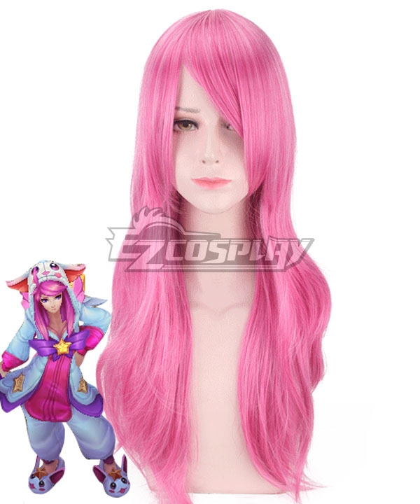League Of Legends LOL Pajama Guardian Lux Pink Cosplay Wig