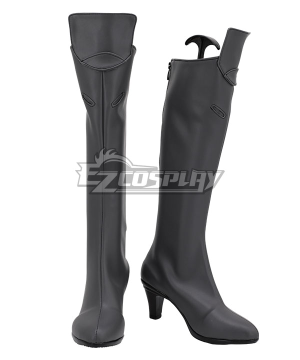 League of Legends LOL Psyops Sona Grey Shoes Cosplay Boots