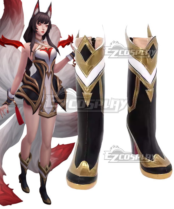 League of Legends LOL Risen Legend Ahri Shoes Cosplay Boots