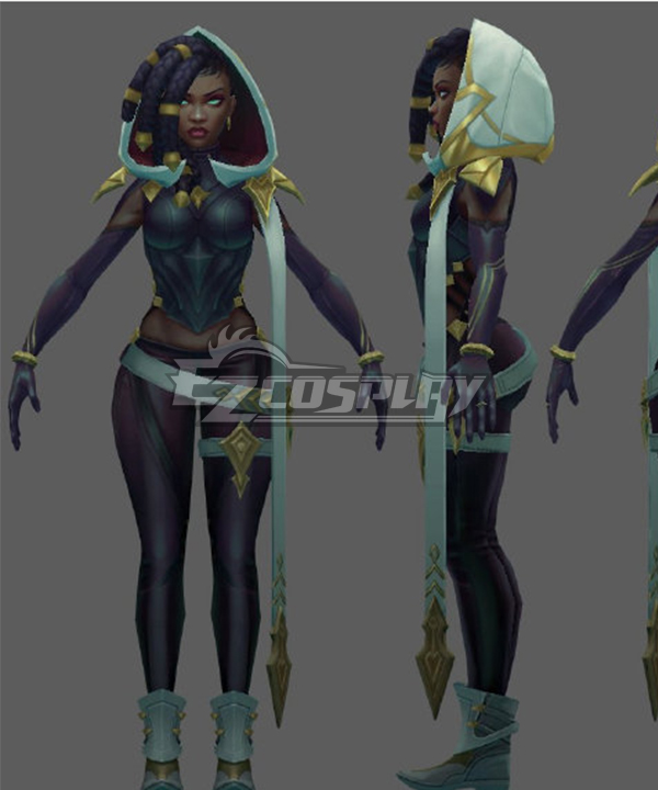 League of Legends LOL Senna Shadow's Embrace Cosplay Costume