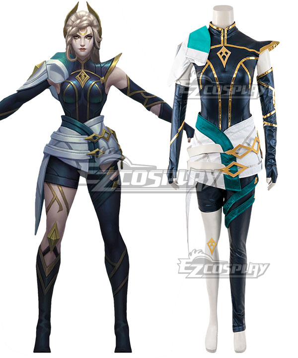 League of Legends LOL Sentinel Diana Cosplay Costume