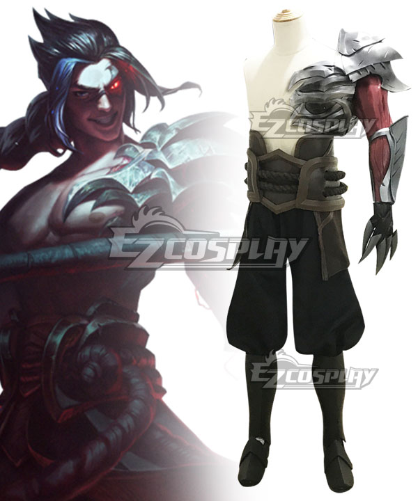 League of Legends LOL Shieda Kayn The Shadow Reaper Full Armor Cosplay Costume