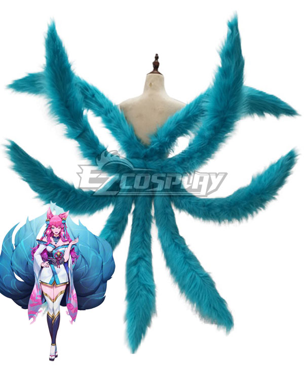 League of Legends LOL Spirit Blossom Ahri 9 or 1 Tail Cosplay Accessory Prop
