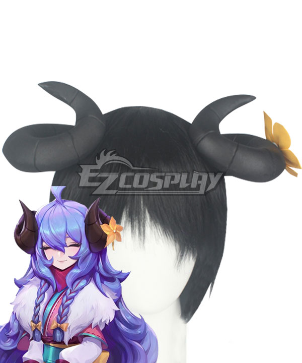 League of Legends LOL Spirit Blossom Kindred Horn Cosplay Accessory Prop