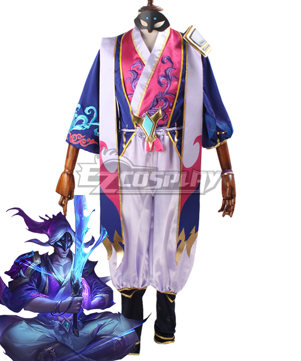 League of Legends LOL Spirit Blossom Master Yi Cosplay Costume