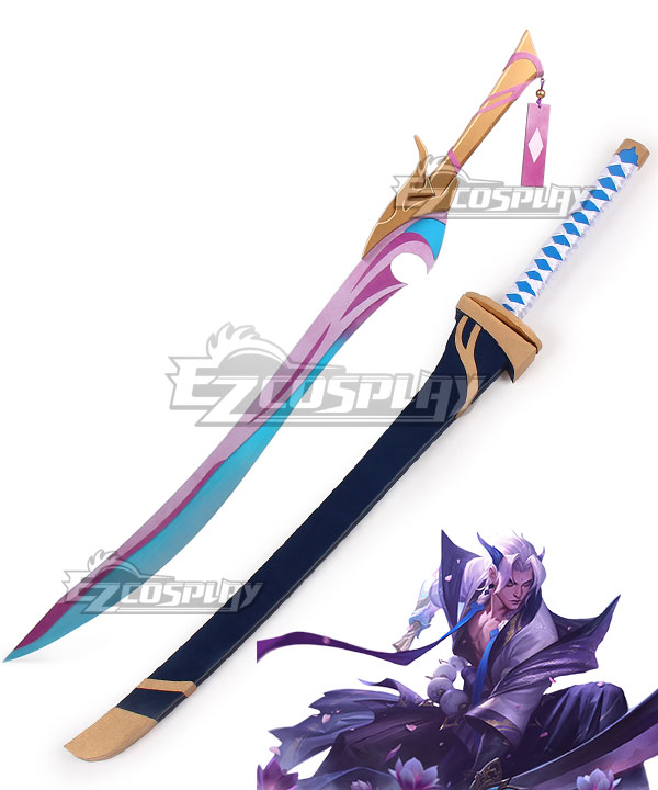 League Of Legends LOL Spirit Blossom Yone Two Sword Cosplay Weapon Prop
