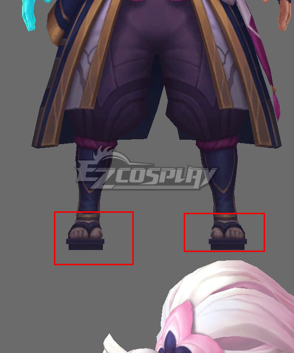 League of Legends LOL Spirit Blossom Yasuo Black Cosplay Shoes