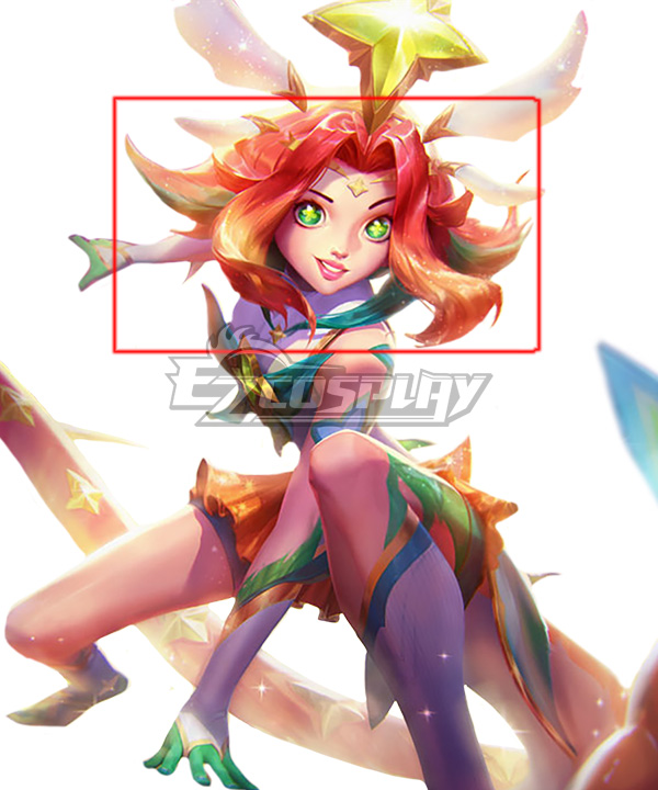 

League Of Legends LOL Star Guardian 2019 Neeko Orange Cosplay Wig