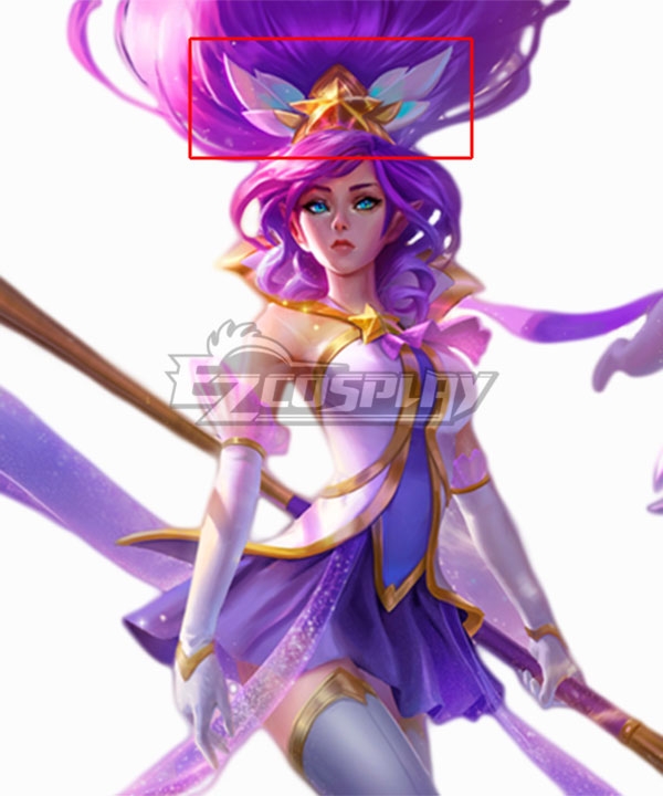 

League Of Legends LOL Star Guardian Janna Head wear Cosplay Accessory Prop