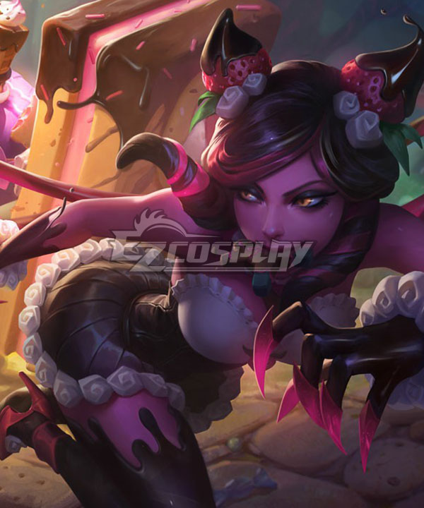 League of Legends LOL Sugar Rush Evelynn Cosplay Costume