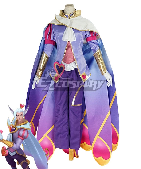 

League Of Legends LOL The Charmer Sweetheart Rakan Cosplay Costume