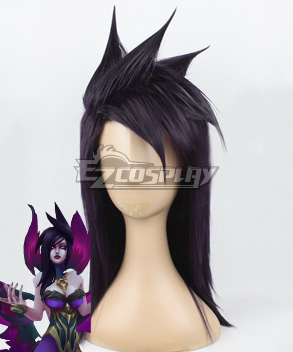 League Of Legends LOL the Fallen Morgana Purple Cosplay Wig