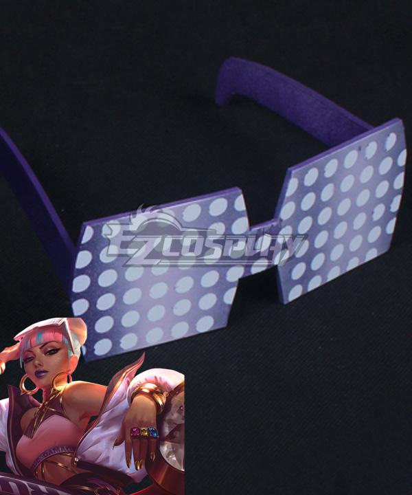 League of Legends LOL True Damage Qiyana Glasses Cosplay Accessory Prop