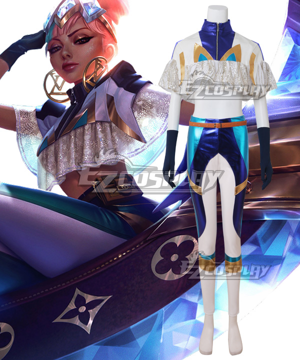 League of Legends LOL True Damage Qiyana Prestige Edition Cosplay Costume