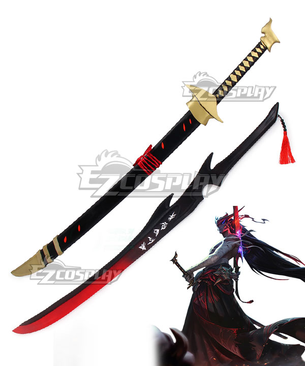League Of Legends LOL Yone Sword Cosplay Weapon Prop