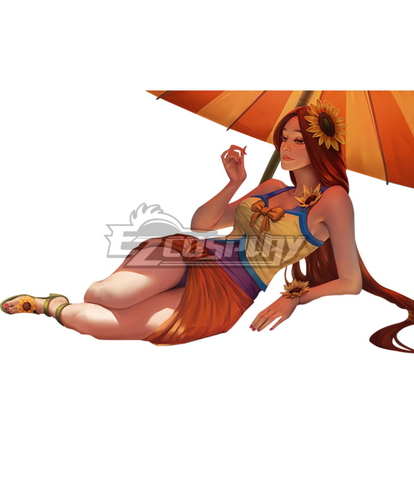 League of legends Pool party Leona Cosplay Costume