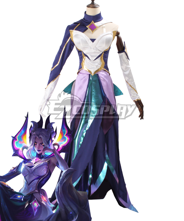 League of Legends Star Guardian Morgana Star Nemesis The Fallen Cosplay Costume