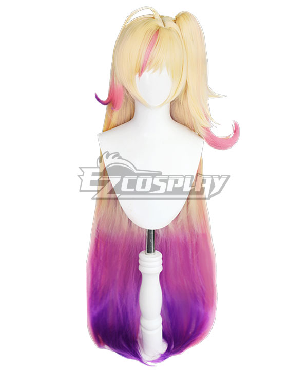 League of Legends Wild Rift LOL Star Guardian Seraphine Golden Pink Cosplay  Wig