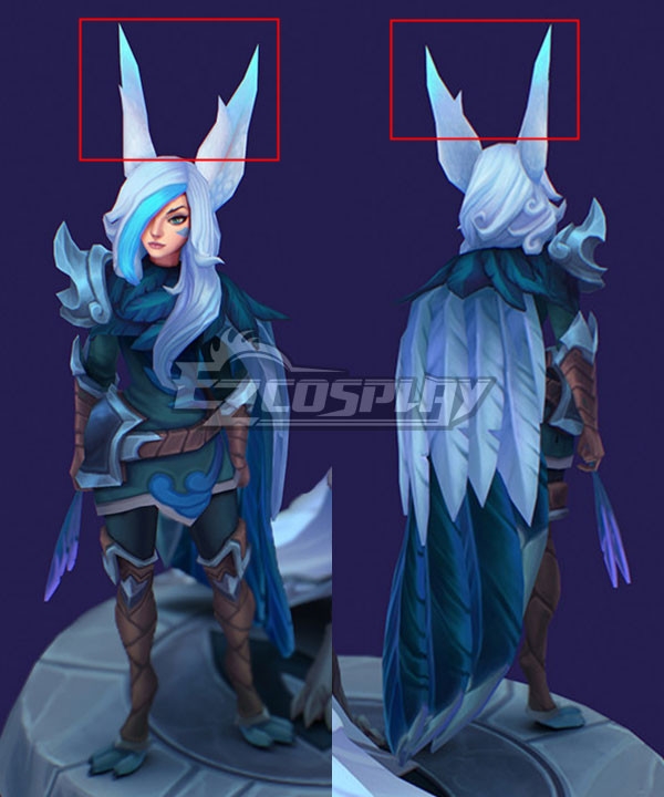 

League Of Legends Xayah The Rebel SSG Skin Ears Cosplay Accessory Prop