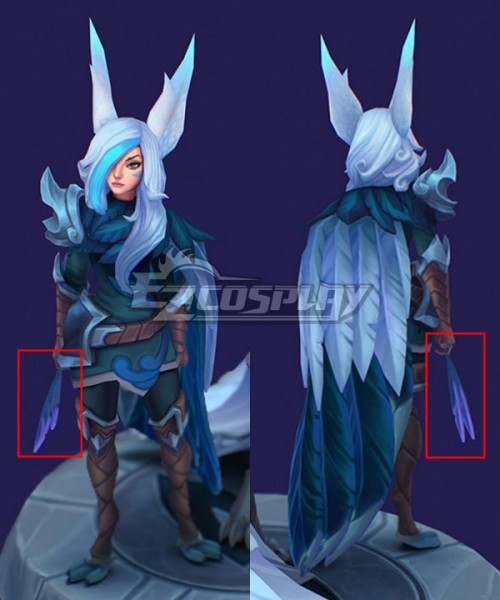 

League Of Legends Xayah The Rebel SSG Skin Feather Cosplay Weapon Prop