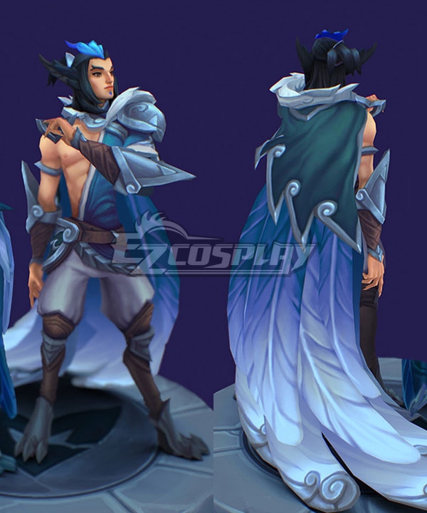 League of Legends Rakan SSG Skin Male Cosplay Costume