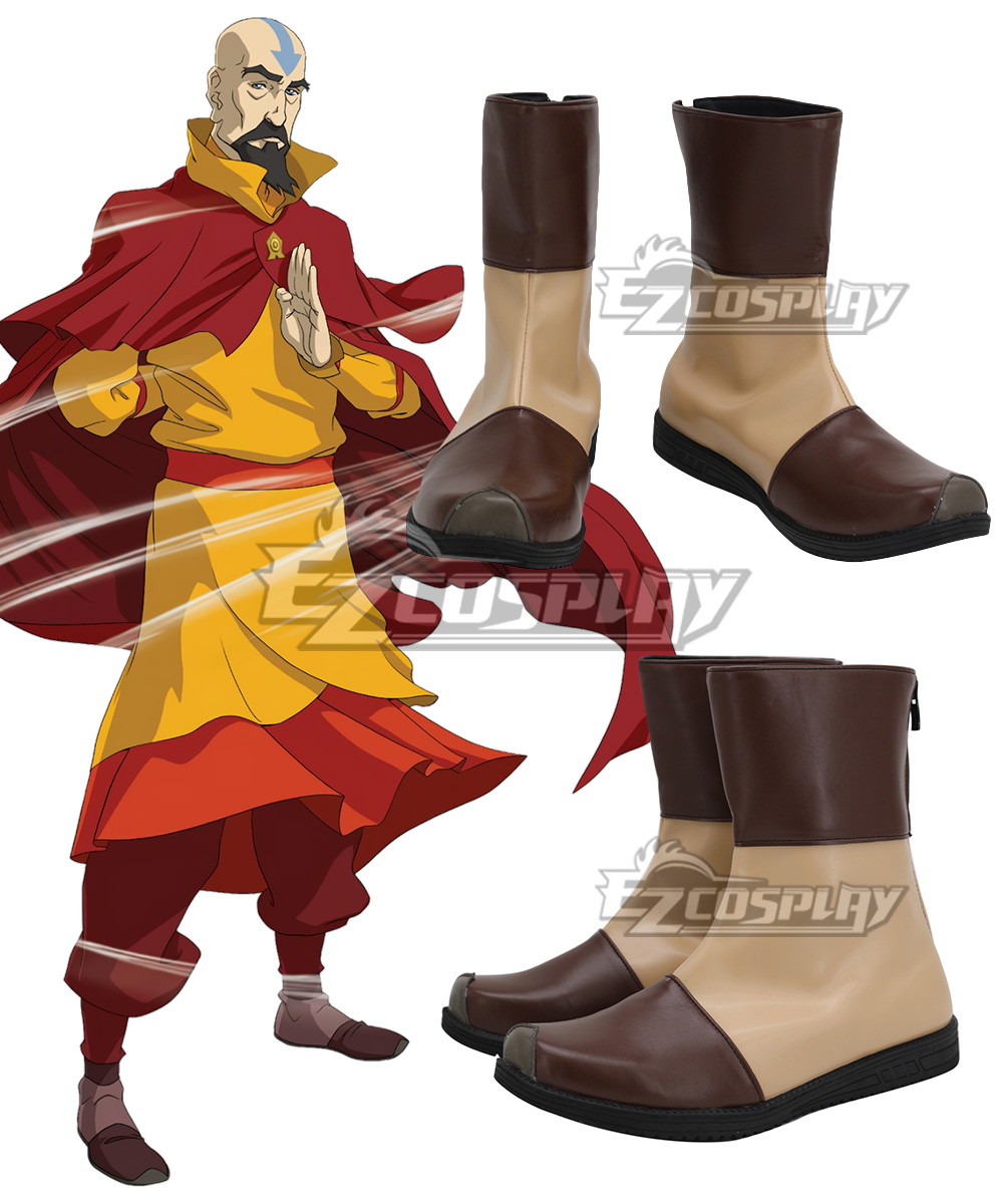 Legend of Korra Tenzin Brown Cosplay Shoes