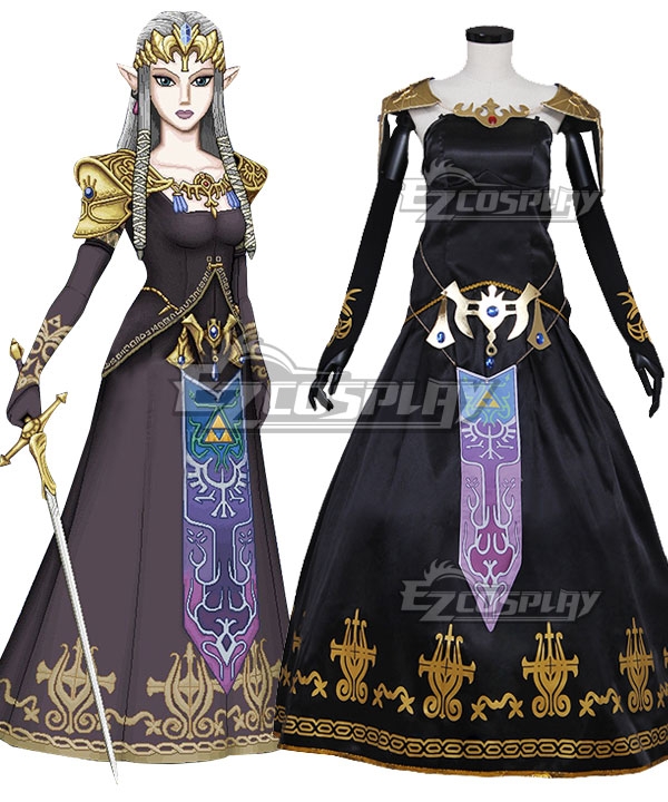 Legend of Zelda Dark Princess Zelda Cosplay Costume